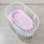 5 delni XXL bombažni komplet In Garden Pink Minky